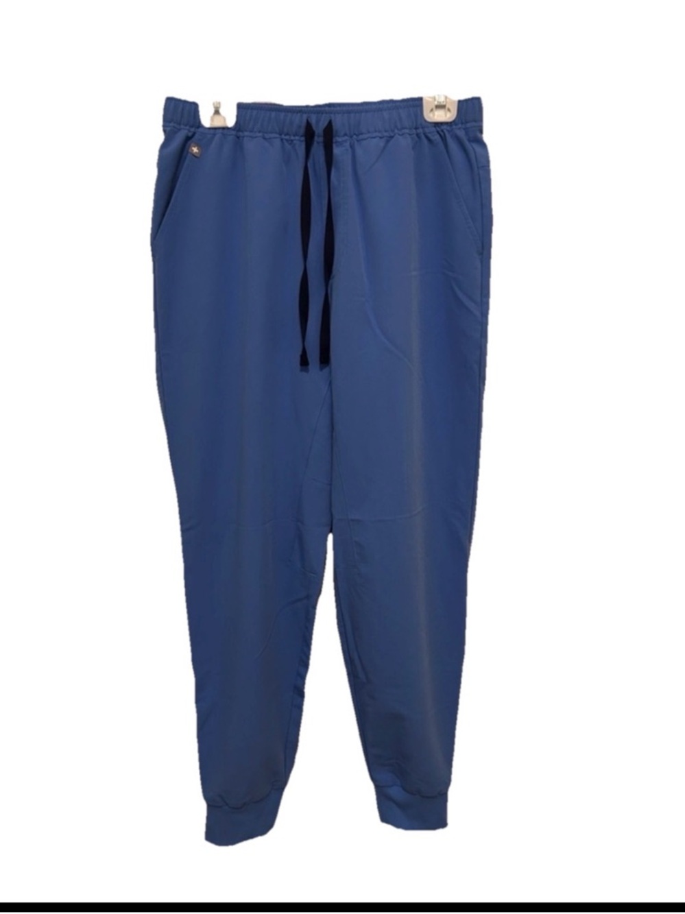 Figs Periwinkle Blue Drawstring Joggers Scrubs size Medium